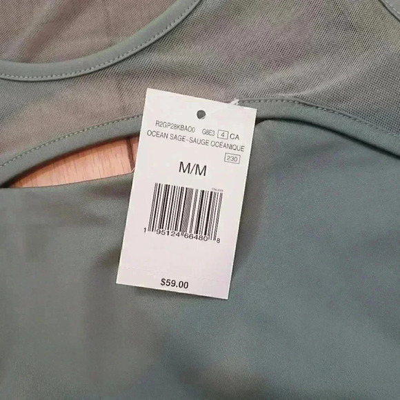 GUESS | Sage Green Lightly Lined Sports Bra Sizes XSmall and Medium - Picture 4 of 6